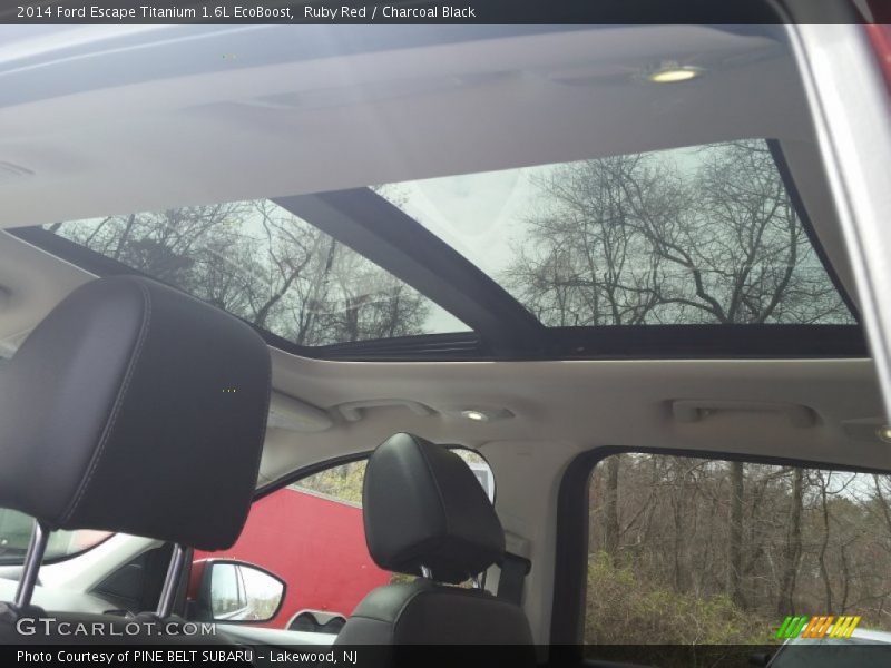 Ruby Red / Charcoal Black 2014 Ford Escape Titanium 1.6L EcoBoost