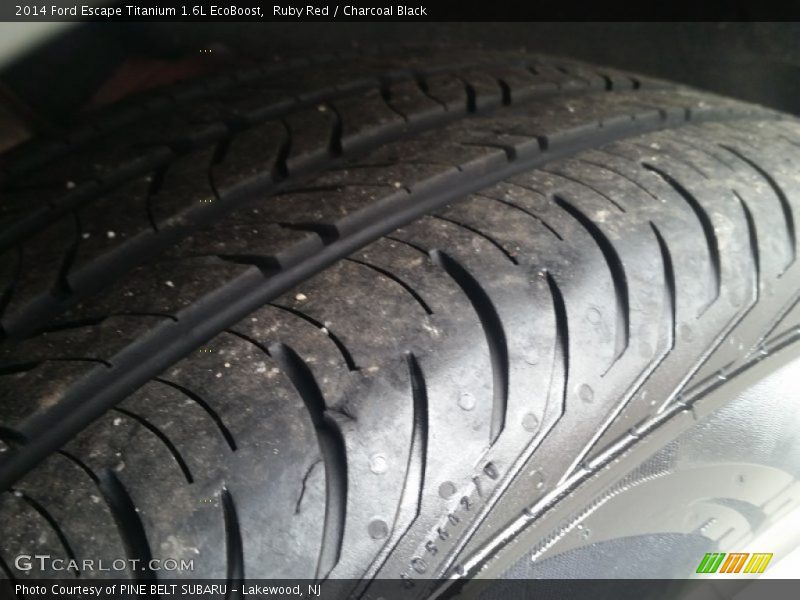 Ruby Red / Charcoal Black 2014 Ford Escape Titanium 1.6L EcoBoost