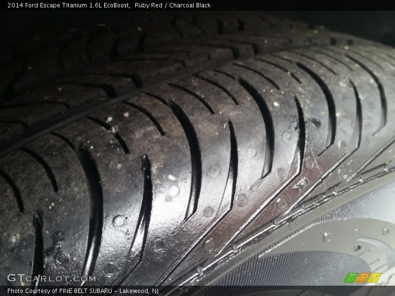 Ruby Red / Charcoal Black 2014 Ford Escape Titanium 1.6L EcoBoost