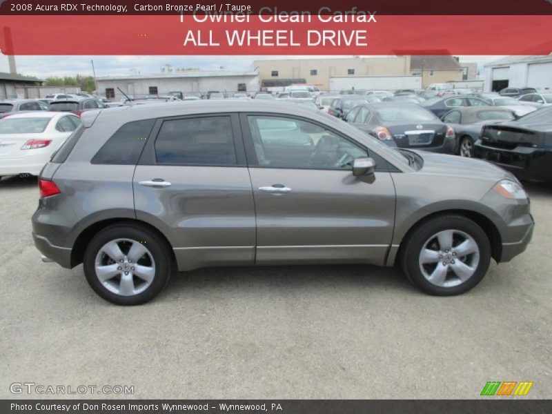 Carbon Bronze Pearl / Taupe 2008 Acura RDX Technology