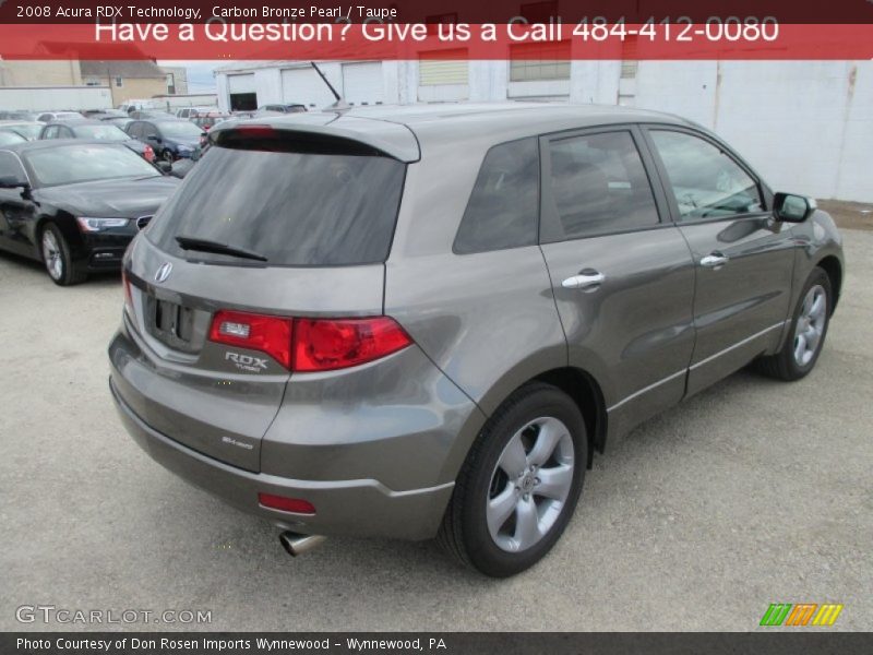 Carbon Bronze Pearl / Taupe 2008 Acura RDX Technology