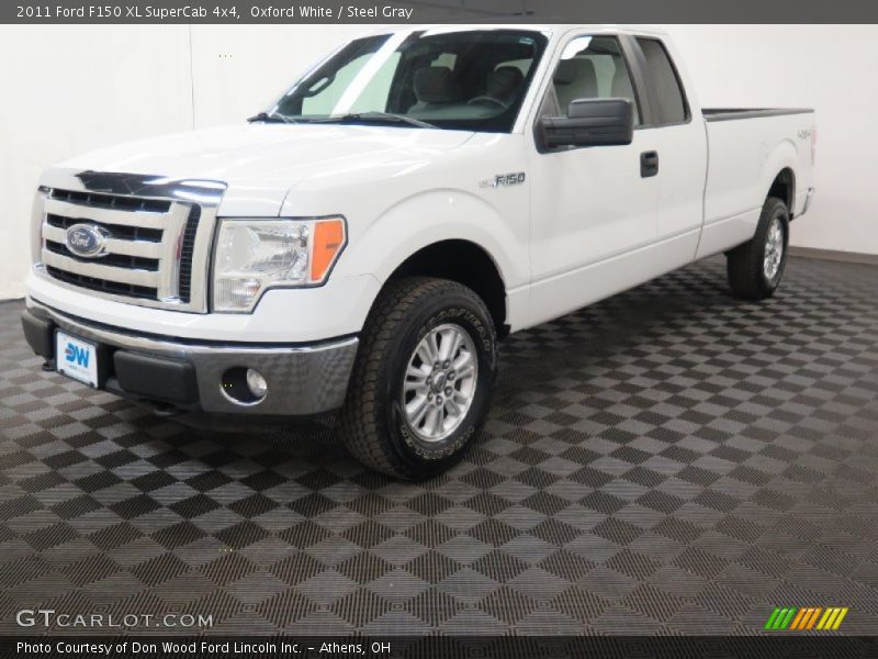Oxford White / Steel Gray 2011 Ford F150 XL SuperCab 4x4