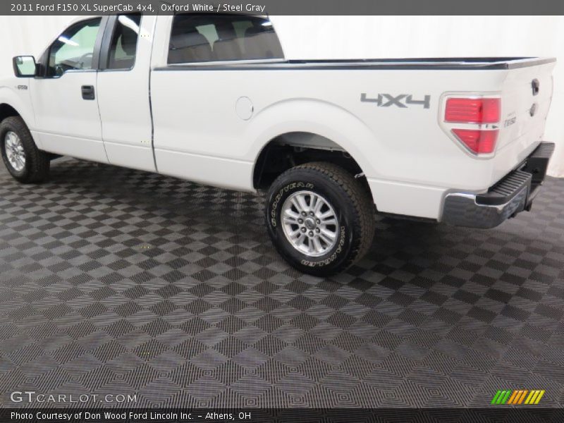 Oxford White / Steel Gray 2011 Ford F150 XL SuperCab 4x4