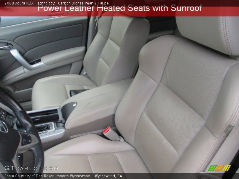 Carbon Bronze Pearl / Taupe 2008 Acura RDX Technology