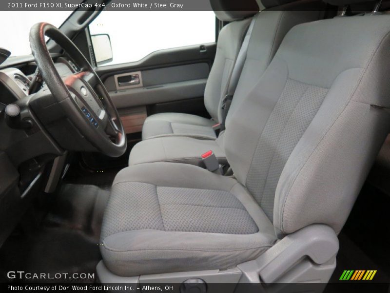 Oxford White / Steel Gray 2011 Ford F150 XL SuperCab 4x4