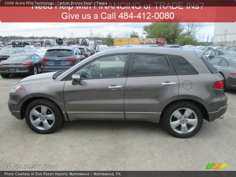 Carbon Bronze Pearl / Taupe 2008 Acura RDX Technology