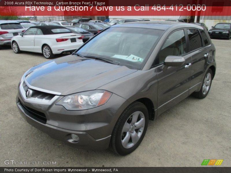 Carbon Bronze Pearl / Taupe 2008 Acura RDX Technology
