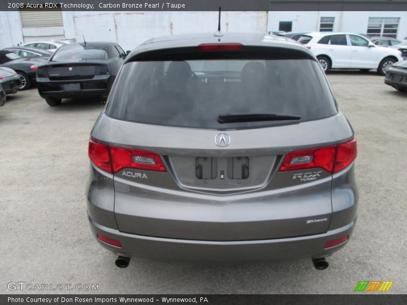 Carbon Bronze Pearl / Taupe 2008 Acura RDX Technology