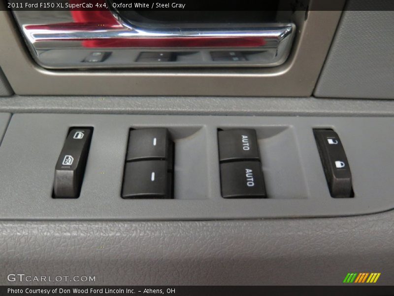 Oxford White / Steel Gray 2011 Ford F150 XL SuperCab 4x4