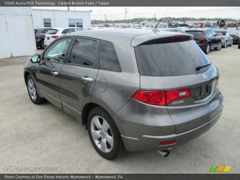 Carbon Bronze Pearl / Taupe 2008 Acura RDX Technology