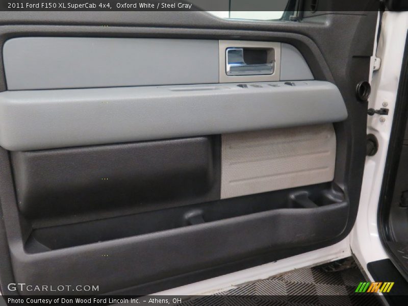 Oxford White / Steel Gray 2011 Ford F150 XL SuperCab 4x4
