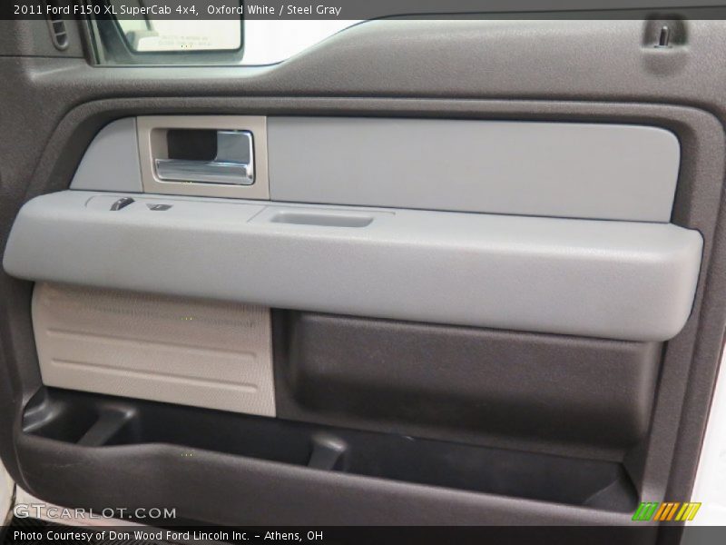 Oxford White / Steel Gray 2011 Ford F150 XL SuperCab 4x4