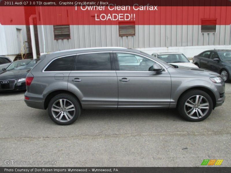 Graphite Grey Metallic / Black 2011 Audi Q7 3.0 TDI quattro