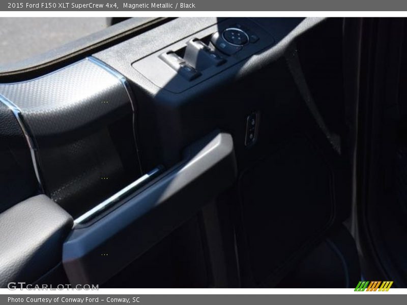 Magnetic Metallic / Black 2015 Ford F150 XLT SuperCrew 4x4