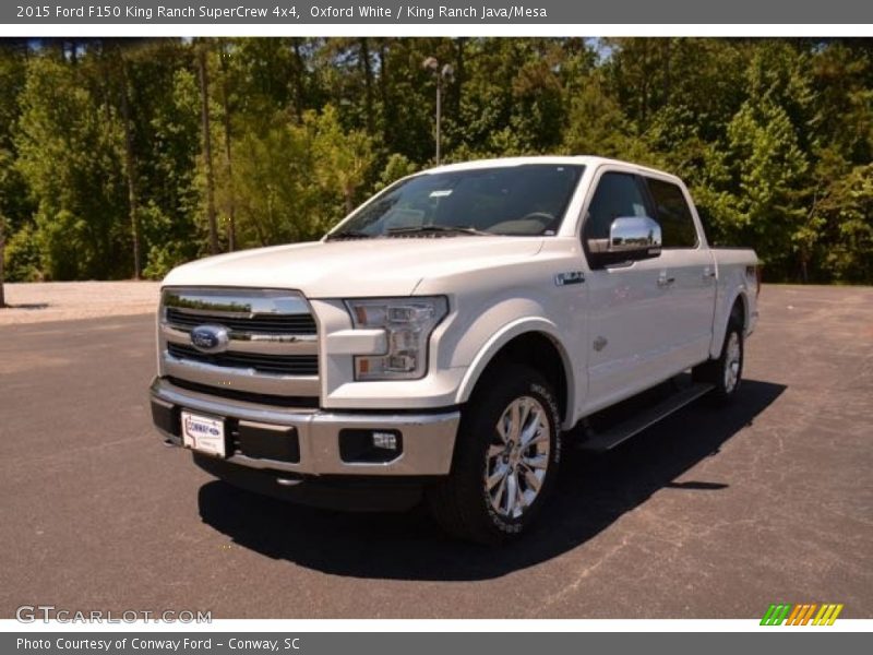 Oxford White / King Ranch Java/Mesa 2015 Ford F150 King Ranch SuperCrew 4x4