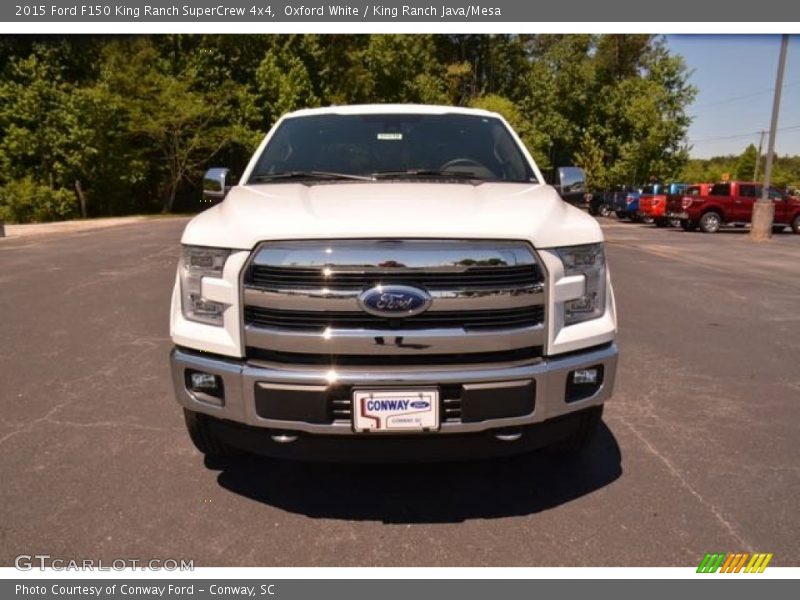 Oxford White / King Ranch Java/Mesa 2015 Ford F150 King Ranch SuperCrew 4x4