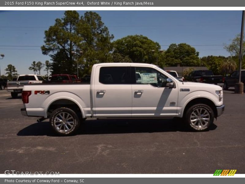 Oxford White / King Ranch Java/Mesa 2015 Ford F150 King Ranch SuperCrew 4x4