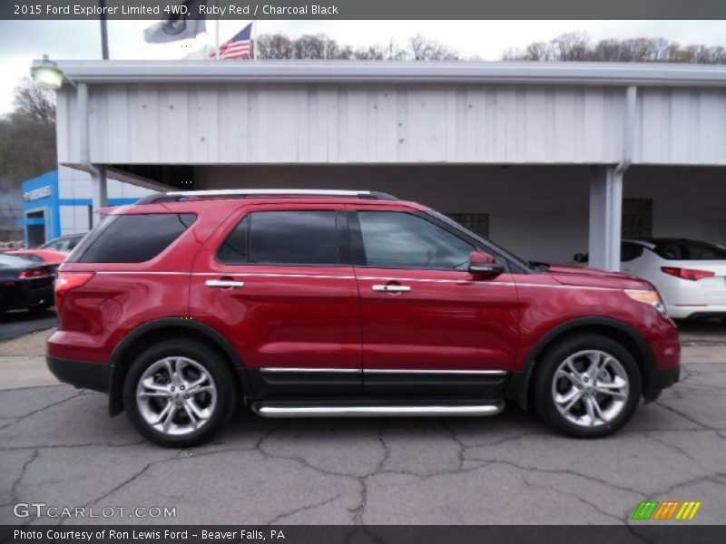 Ruby Red / Charcoal Black 2015 Ford Explorer Limited 4WD