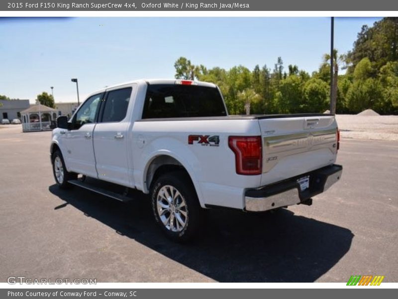 Oxford White / King Ranch Java/Mesa 2015 Ford F150 King Ranch SuperCrew 4x4