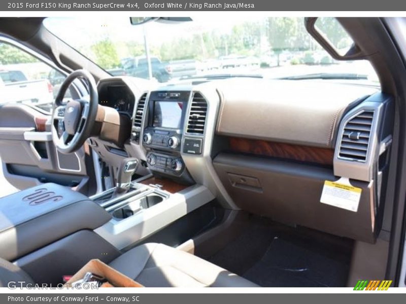 Oxford White / King Ranch Java/Mesa 2015 Ford F150 King Ranch SuperCrew 4x4