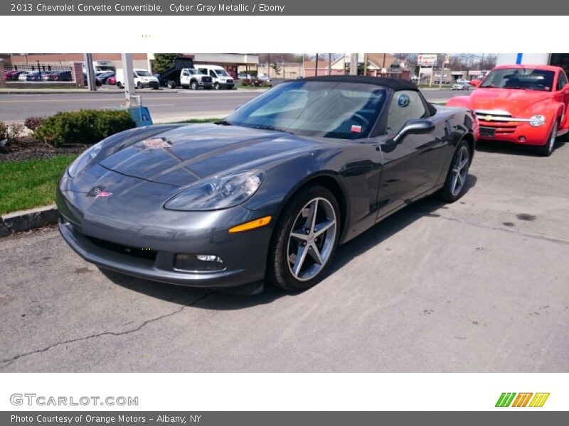 Cyber Gray Metallic / Ebony 2013 Chevrolet Corvette Convertible