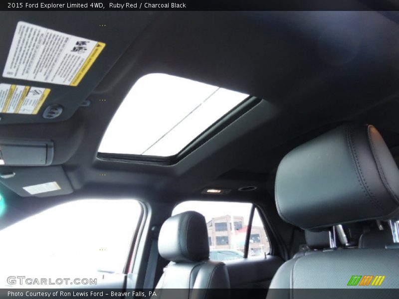 Ruby Red / Charcoal Black 2015 Ford Explorer Limited 4WD