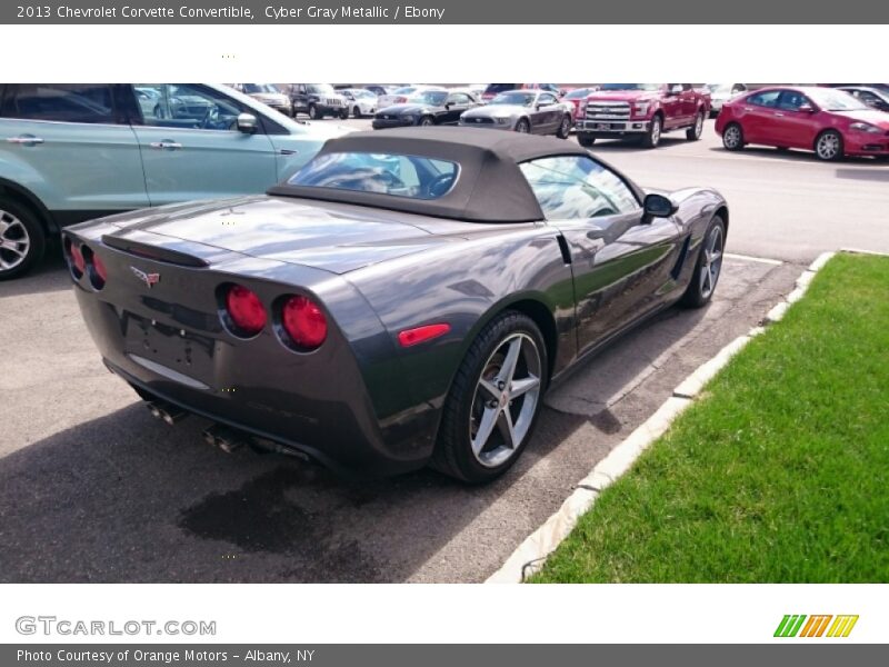 Cyber Gray Metallic / Ebony 2013 Chevrolet Corvette Convertible