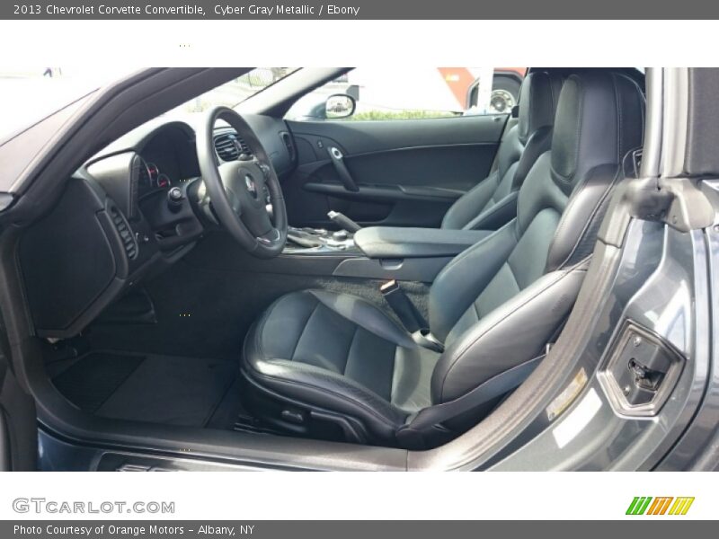 Cyber Gray Metallic / Ebony 2013 Chevrolet Corvette Convertible