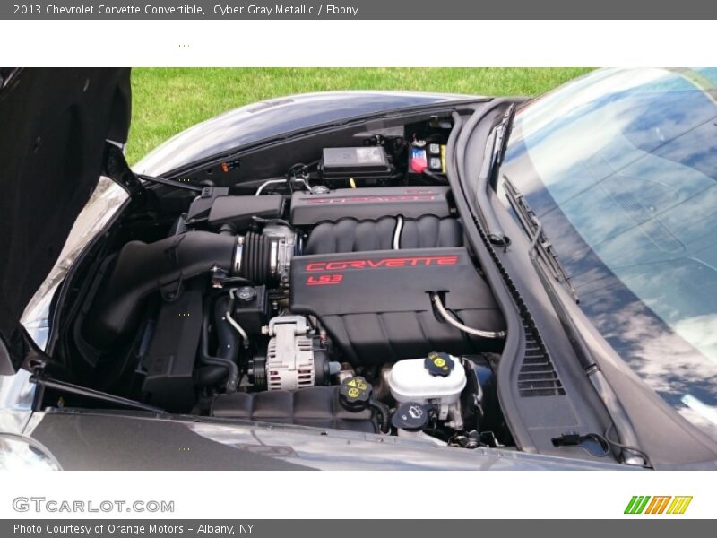 Cyber Gray Metallic / Ebony 2013 Chevrolet Corvette Convertible