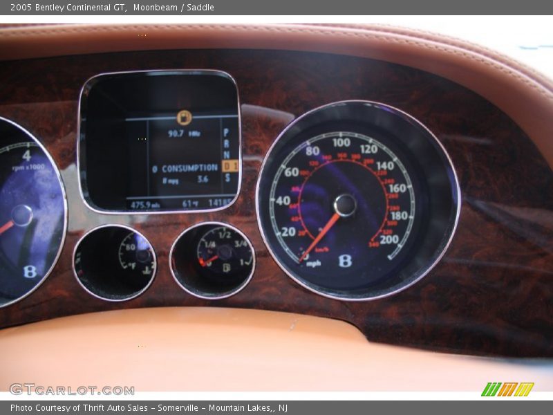 Moonbeam / Saddle 2005 Bentley Continental GT