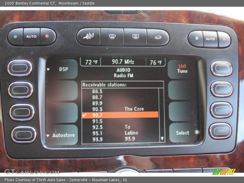 Moonbeam / Saddle 2005 Bentley Continental GT