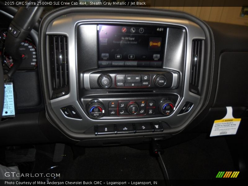 Stealth Gray Metallic / Jet Black 2015 GMC Sierra 2500HD SLE Crew Cab 4x4