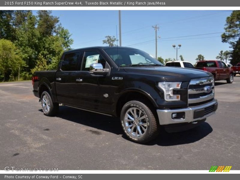 Tuxedo Black Metallic / King Ranch Java/Mesa 2015 Ford F150 King Ranch SuperCrew 4x4