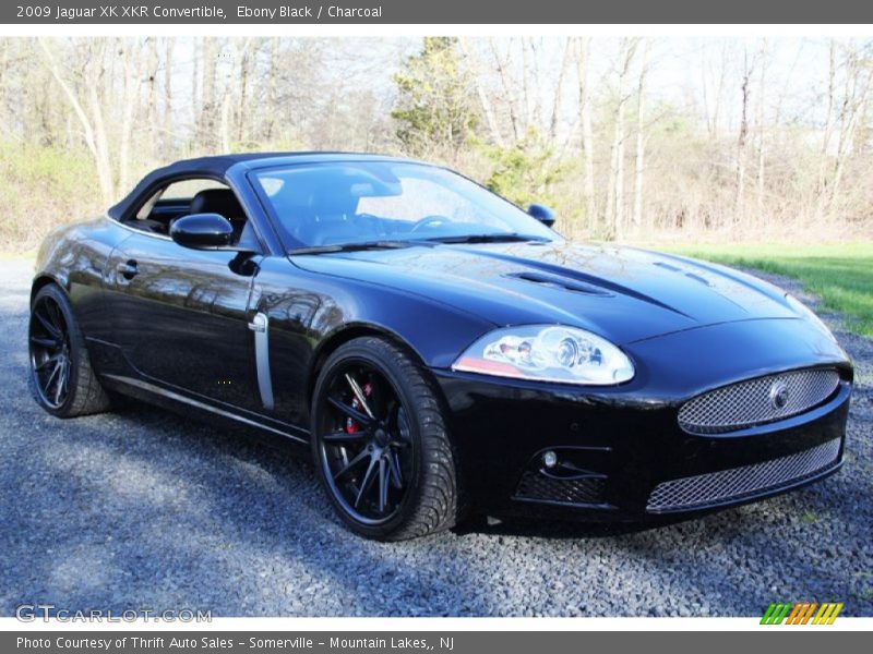 Ebony Black / Charcoal 2009 Jaguar XK XKR Convertible