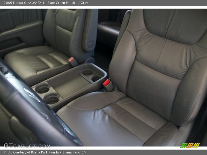 Slate Green Metallic / Gray 2006 Honda Odyssey EX-L