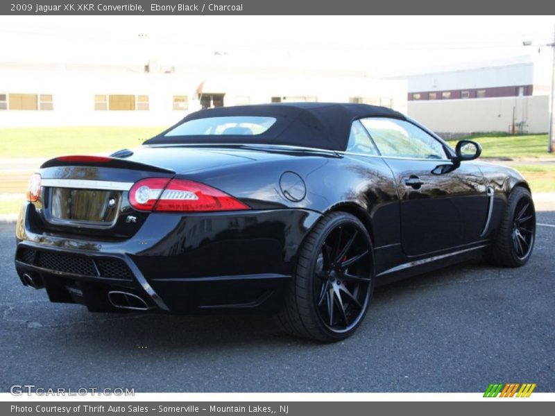 Ebony Black / Charcoal 2009 Jaguar XK XKR Convertible