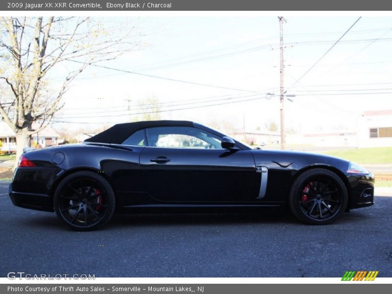 Ebony Black / Charcoal 2009 Jaguar XK XKR Convertible