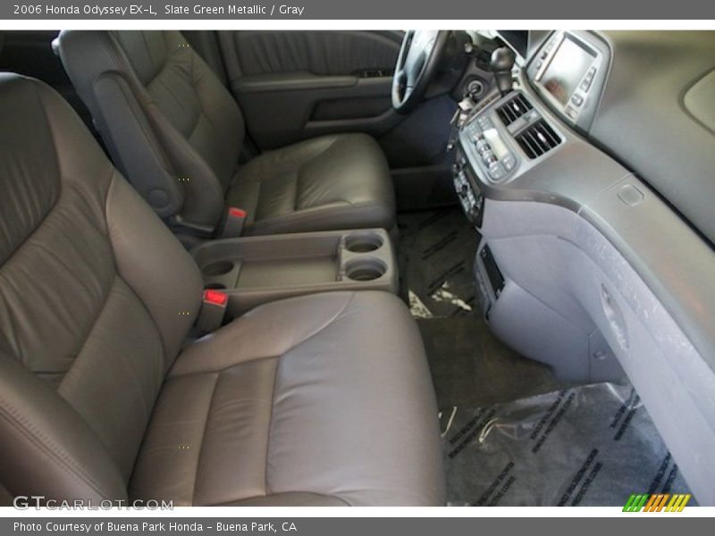 Slate Green Metallic / Gray 2006 Honda Odyssey EX-L