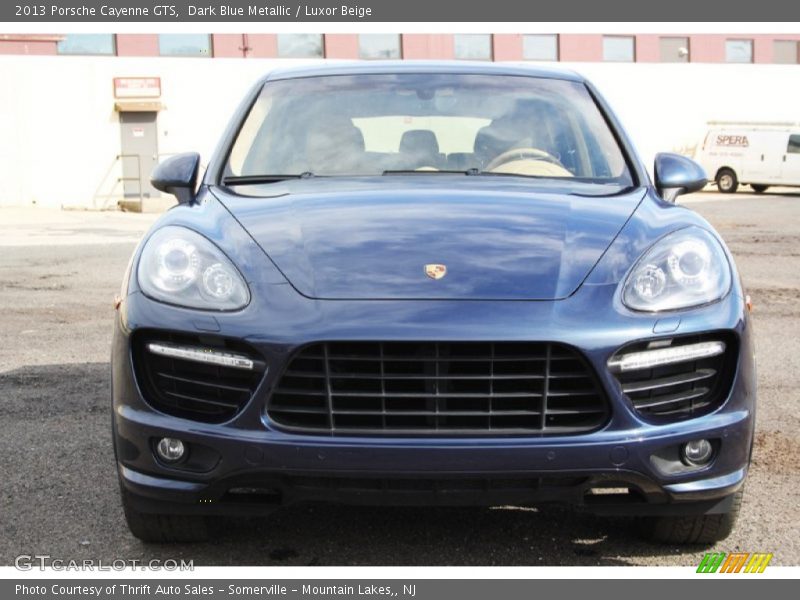 Dark Blue Metallic / Luxor Beige 2013 Porsche Cayenne GTS