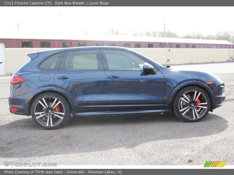 Dark Blue Metallic / Luxor Beige 2013 Porsche Cayenne GTS