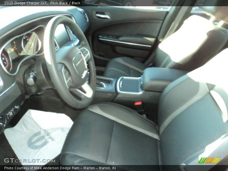 Pitch Black / Black 2015 Dodge Charger SXT