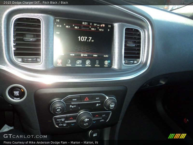 Pitch Black / Black 2015 Dodge Charger SXT