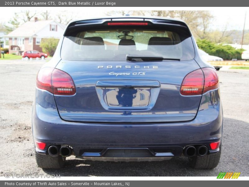 Dark Blue Metallic / Luxor Beige 2013 Porsche Cayenne GTS