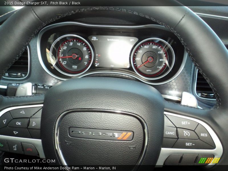 Pitch Black / Black 2015 Dodge Charger SXT