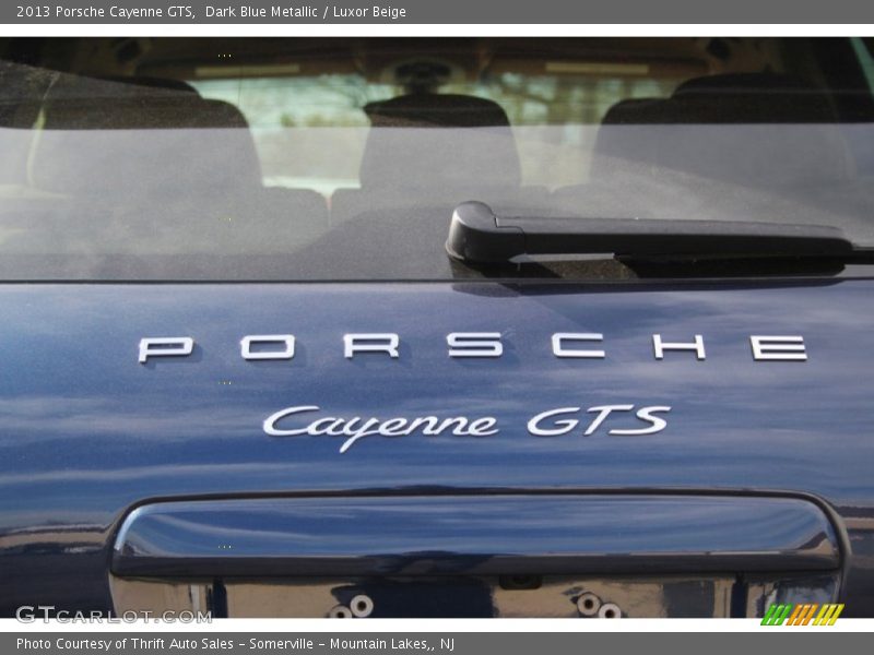 Dark Blue Metallic / Luxor Beige 2013 Porsche Cayenne GTS