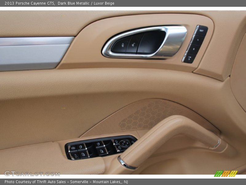 Dark Blue Metallic / Luxor Beige 2013 Porsche Cayenne GTS