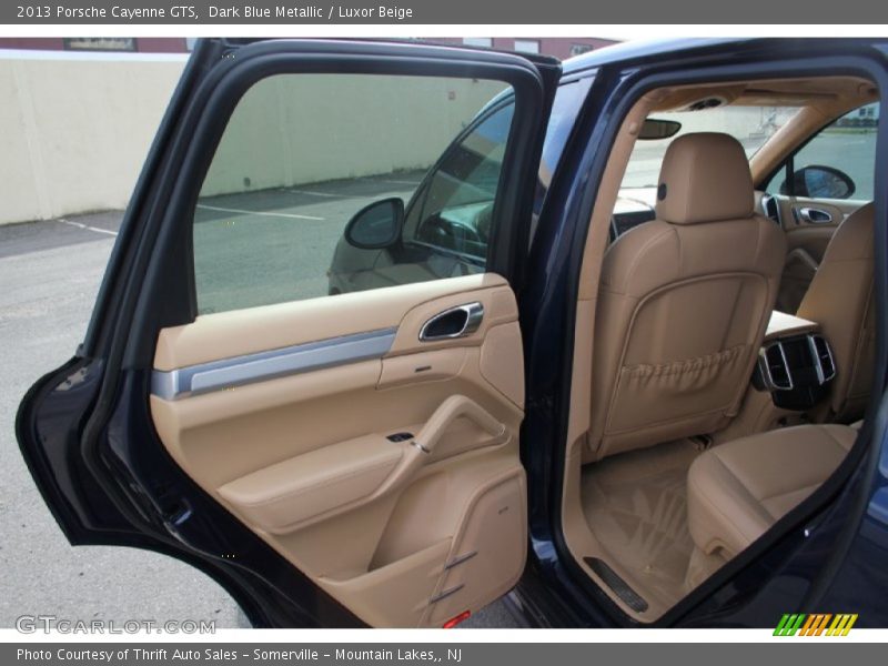Dark Blue Metallic / Luxor Beige 2013 Porsche Cayenne GTS