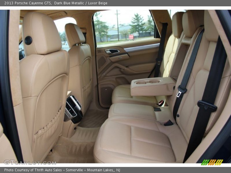 Dark Blue Metallic / Luxor Beige 2013 Porsche Cayenne GTS