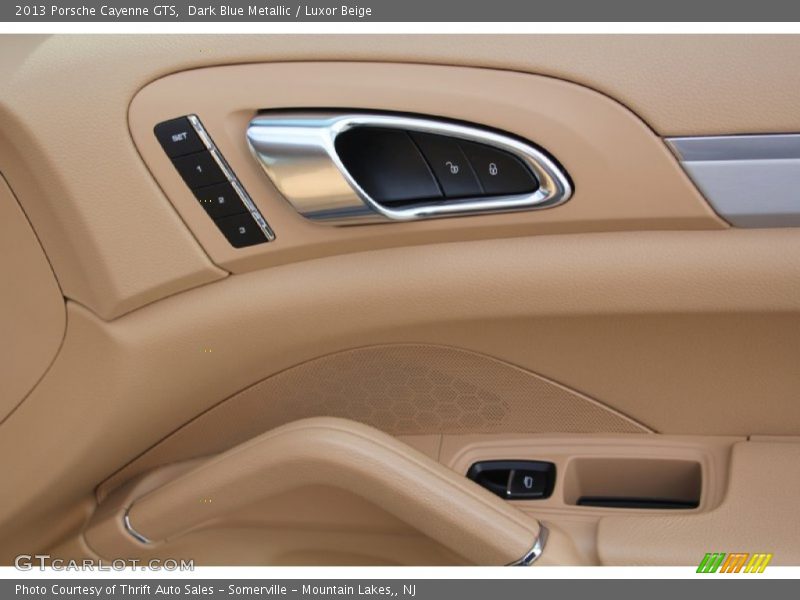 Dark Blue Metallic / Luxor Beige 2013 Porsche Cayenne GTS