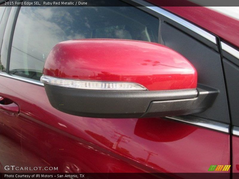 Ruby Red Metallic / Dune 2015 Ford Edge SEL